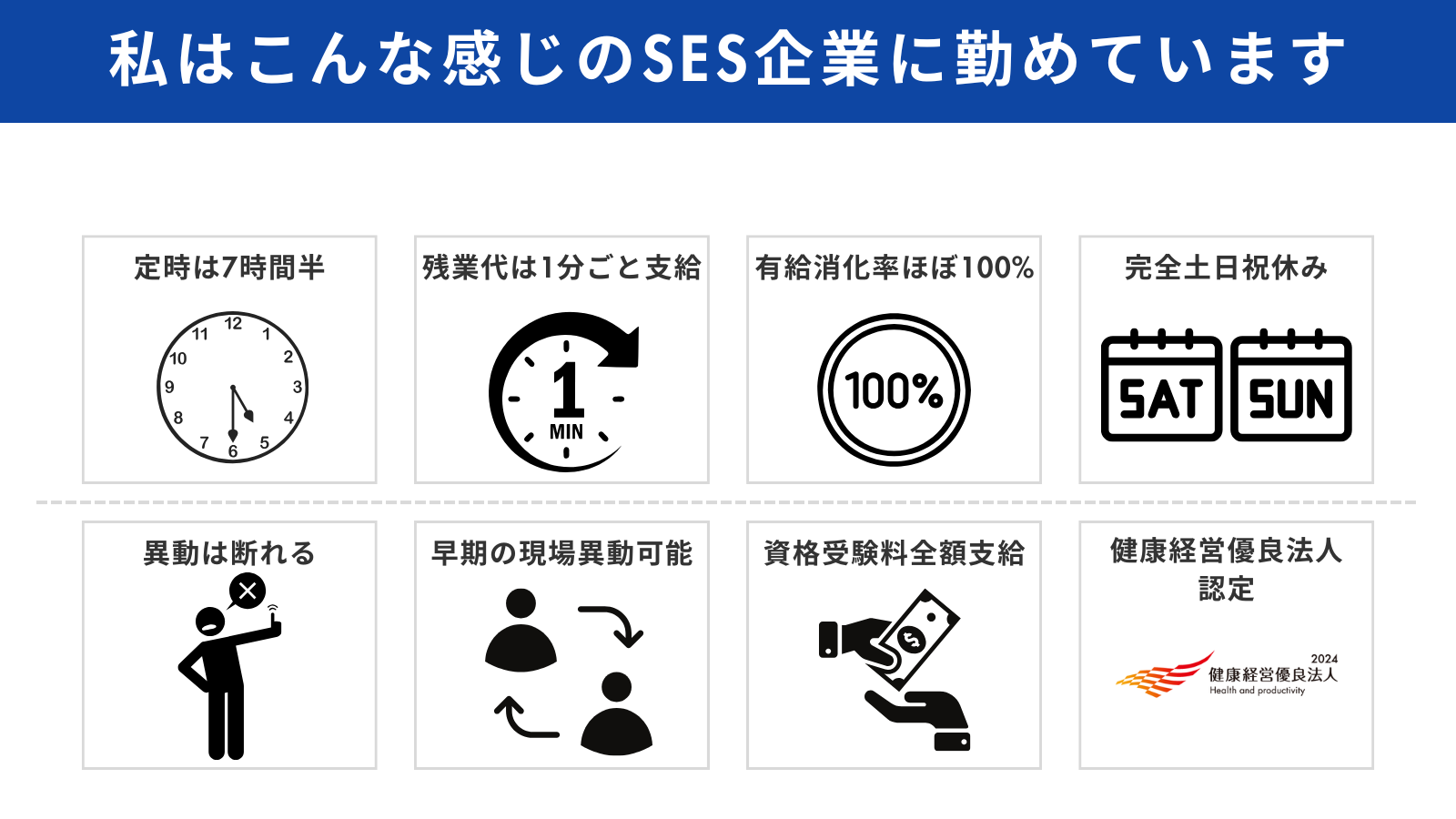 私の勤めるSES企業